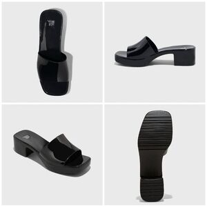 Wild Fable Block Heel Sandal Black